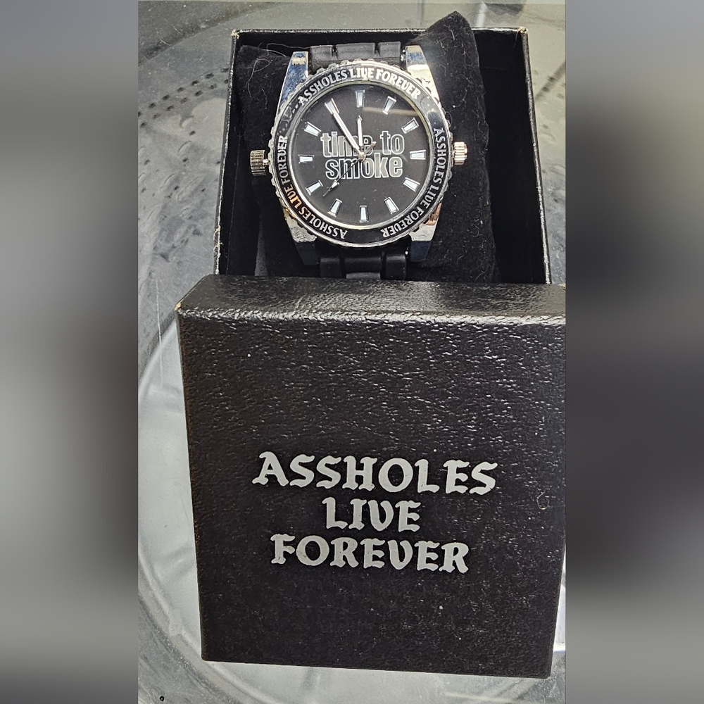 Assholes Live Forever Black Watch